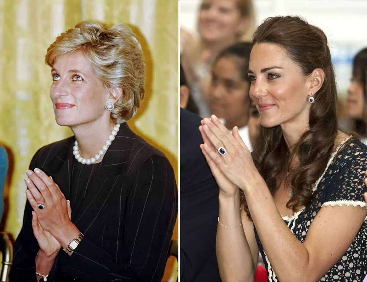 Princesa Diana y Kate Middleton