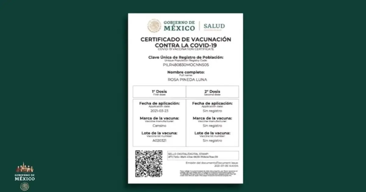 certificado vacuna covid-19