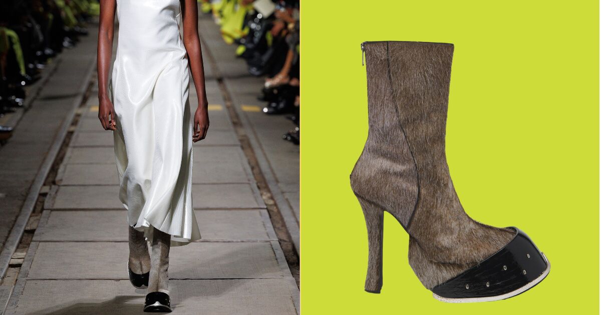 Las botas con forma de pezuña de Alexander McQueen causan polémica en redes