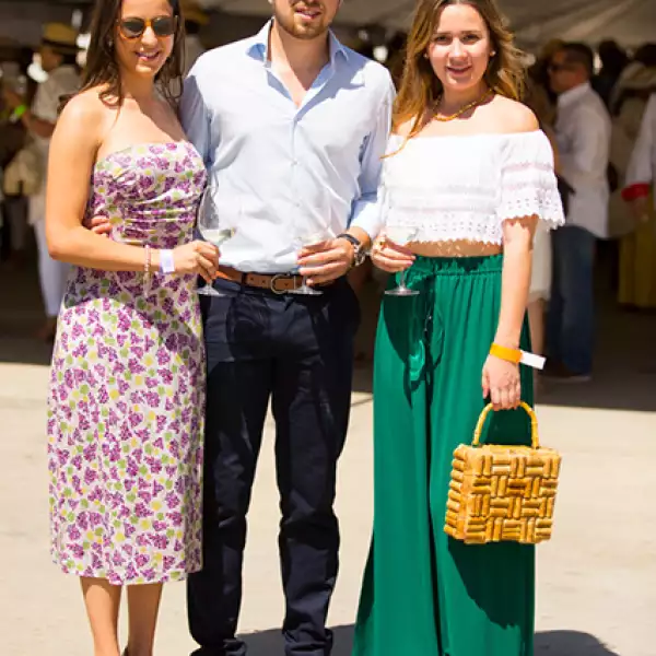 Alejandra Gutiérrez, Carlos Lagos y Denisse Cetto