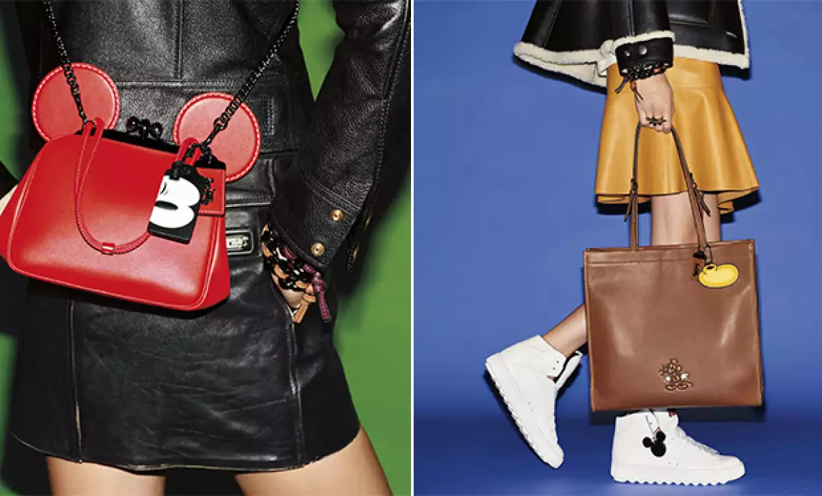 Esta colaboración se destaca por el uso de color y las formas