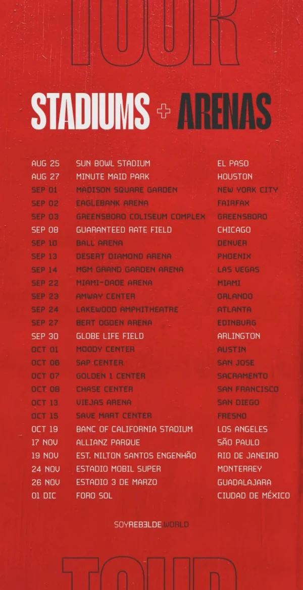 RBD anuncia fechas de Soy Rebelde Tour