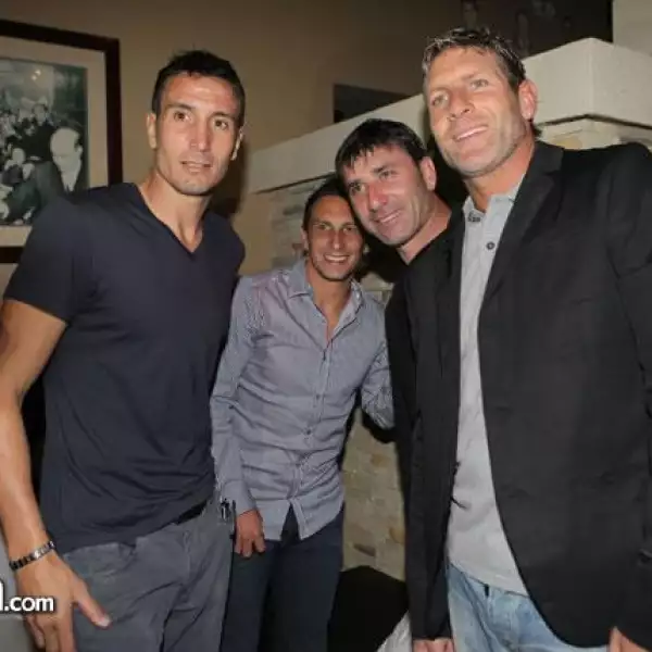 Pablo Cuatrochi,Chaco Giménez,Pato Abbondanzieri,Martín Palermo