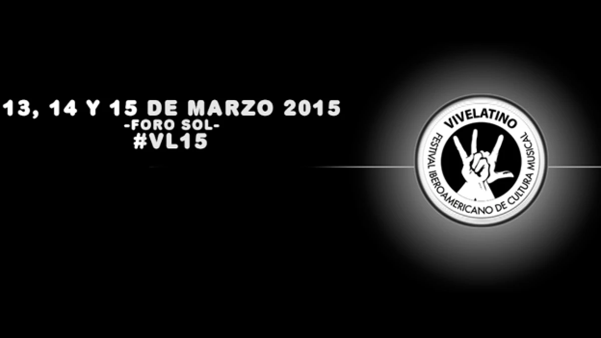 El logo oficial de la décimo sexta edición décimo sexta edición del Festival Iberoamericano de Cultura Musical Vive Latino