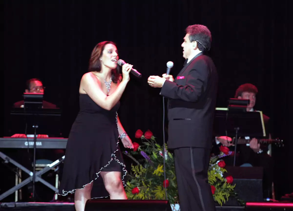 Marysol Sosa con José José en 2004.