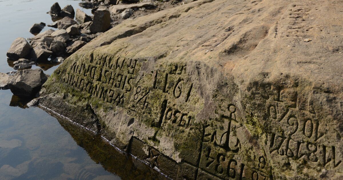 What are the “hunger stones” that appear in Europe?