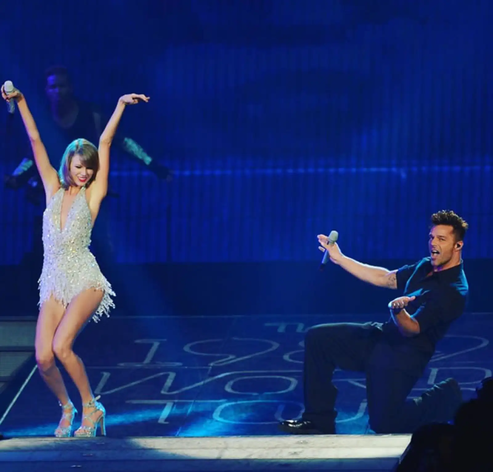 Best. Concert. Ever. Ricky Martin fue uno de los invitados especiales de Tay Tay durante su #1989TourMiami.