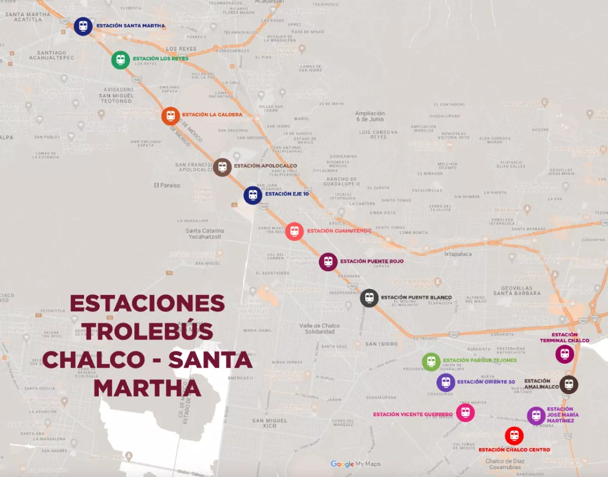 Ruta-trolebus-chalco-santa-martha