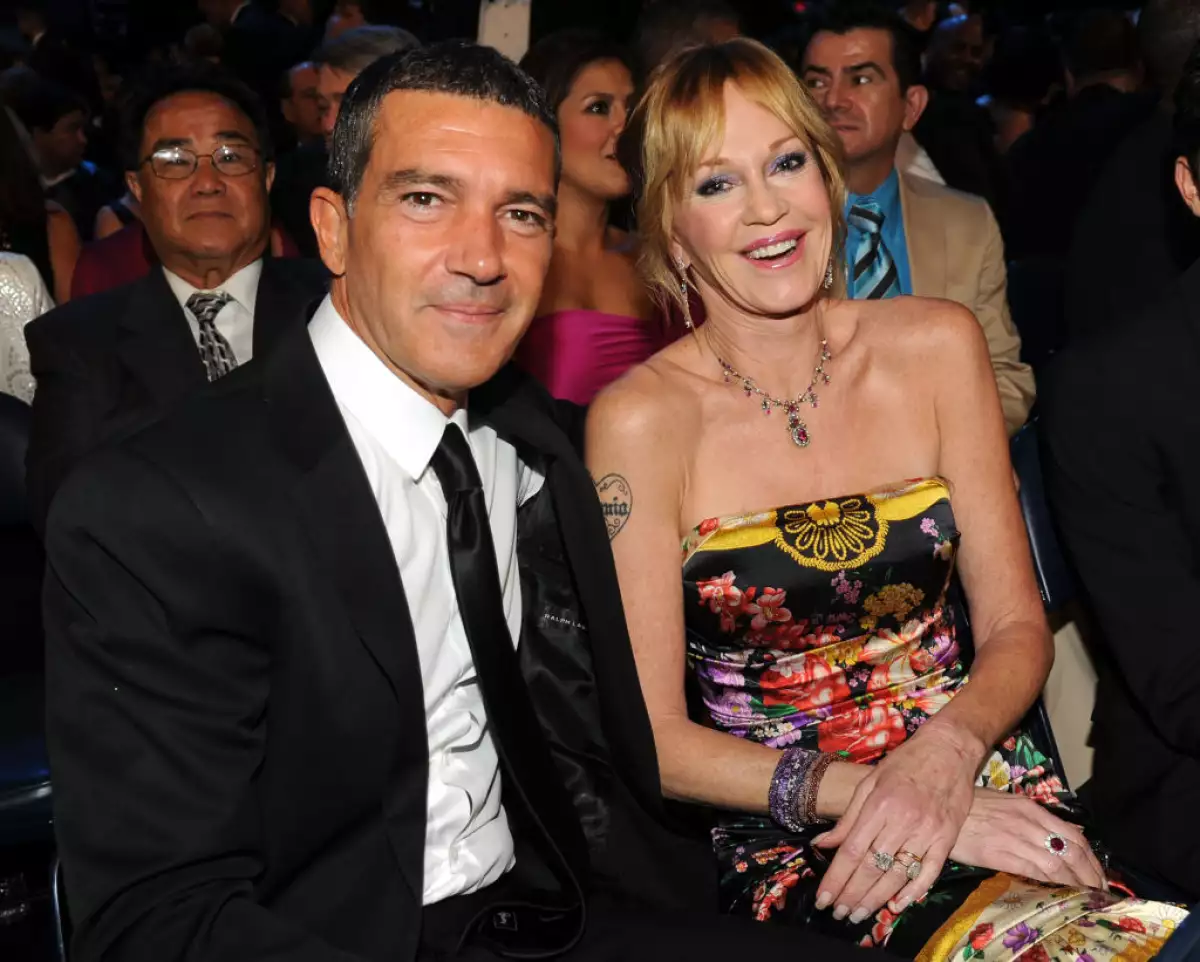 Antonio Banderas con Melanie Griffith