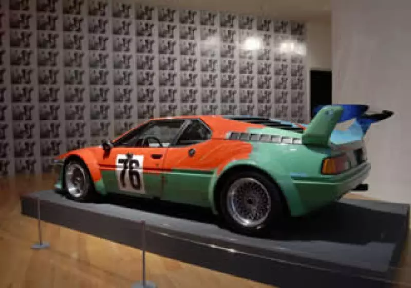 Andy Warhol, ícono del Pop Art de EU. (Foto: Cortesía BMW)