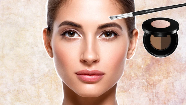 Sephora Collection Pro Angled Liner y Anastasia Brow Powder Duo en tono Brunette