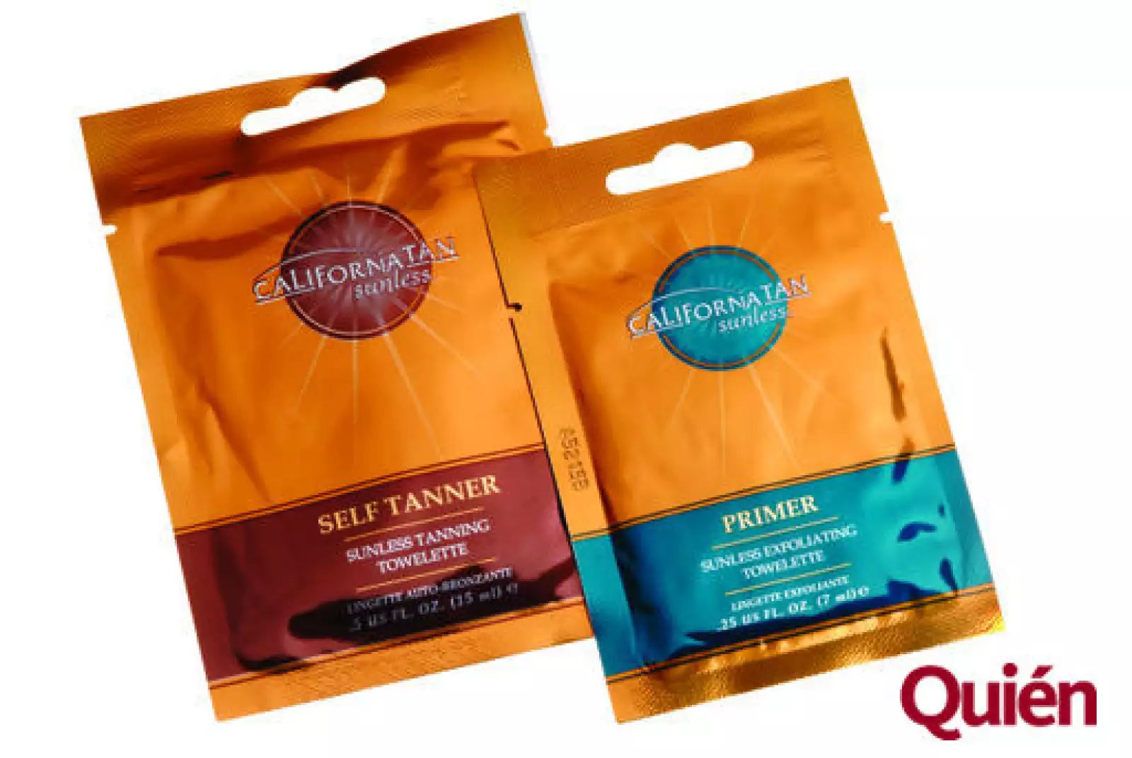 Cosméticos. Toallas autobronceadoras. De California -Tan Sunless