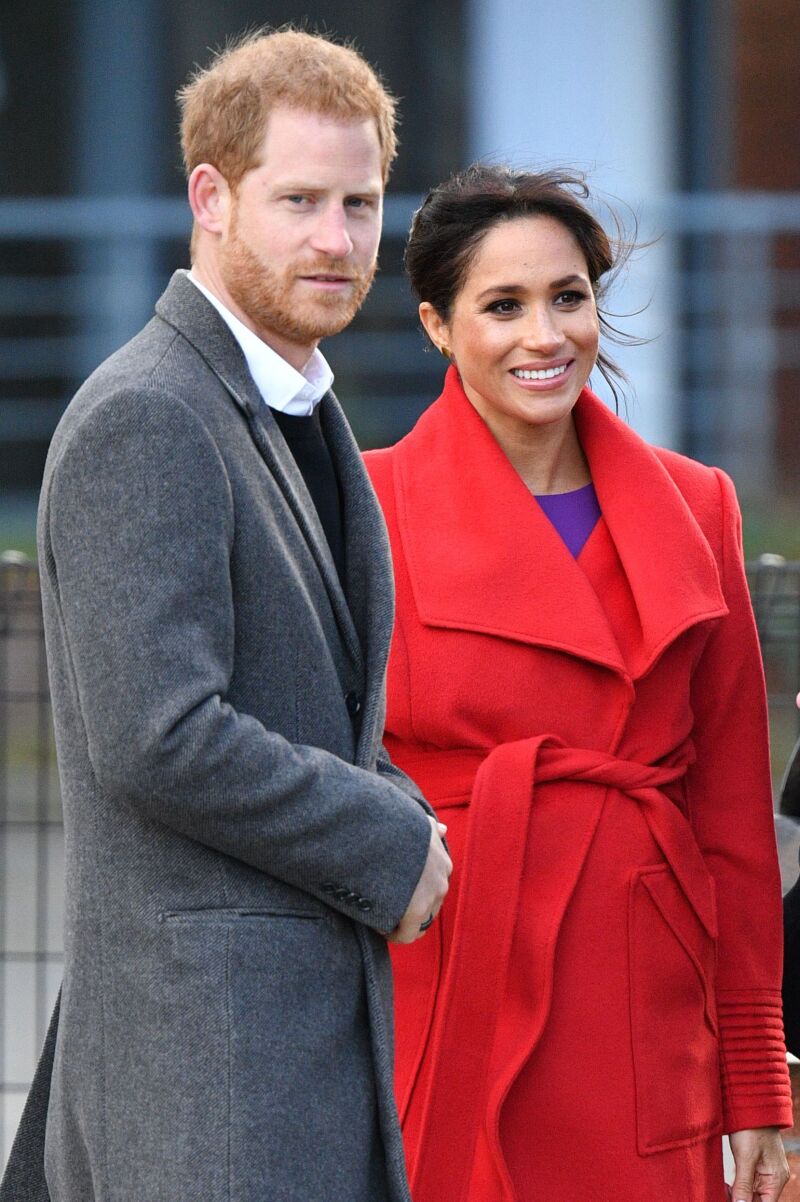 Prince Harry and Meghan Duchess of Sussex visit to Birkenhead, UK - 14 Jan 2019
