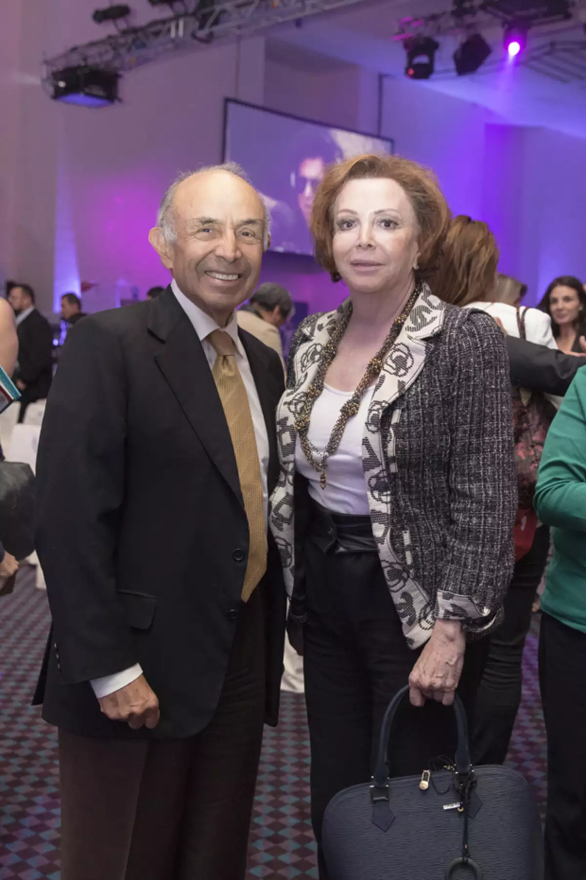 Clemente Serna acompañado de su esposa Maria Luisa Barrera