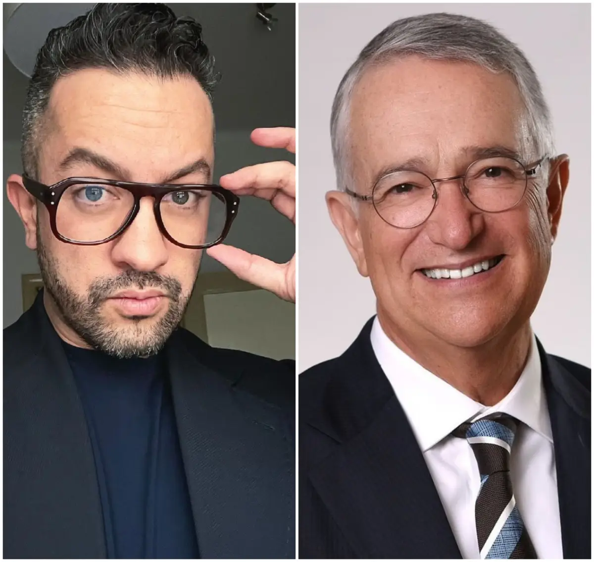 Chumel Torres y Ricardo Salinas Pliego.
