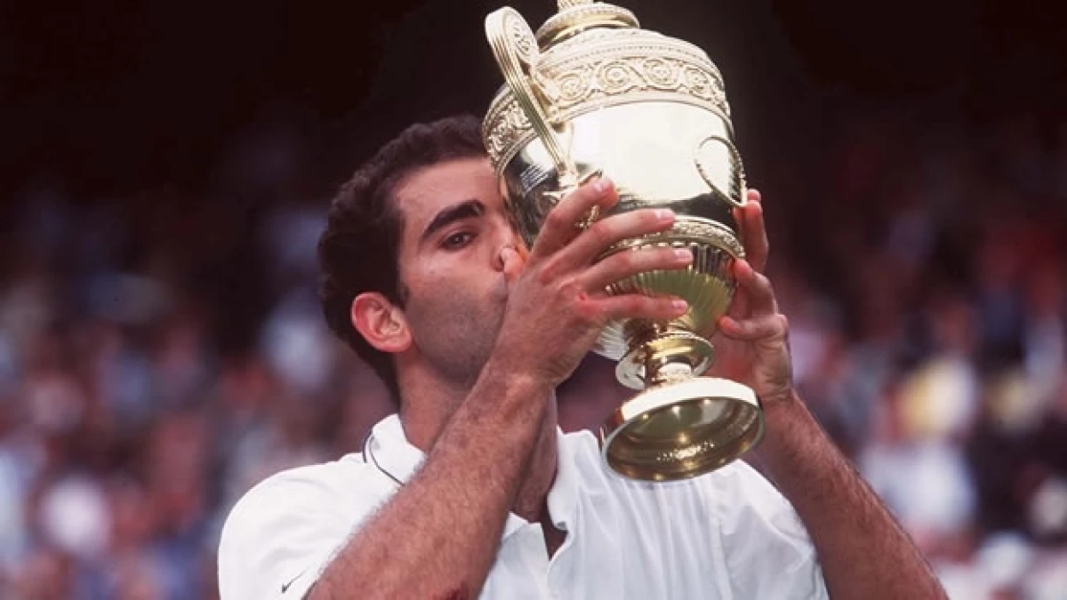 Pete Sampras gana un torneo de Wimbledon