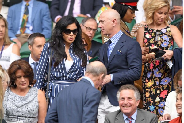 Jeff Bezos y Lauren Sanchez