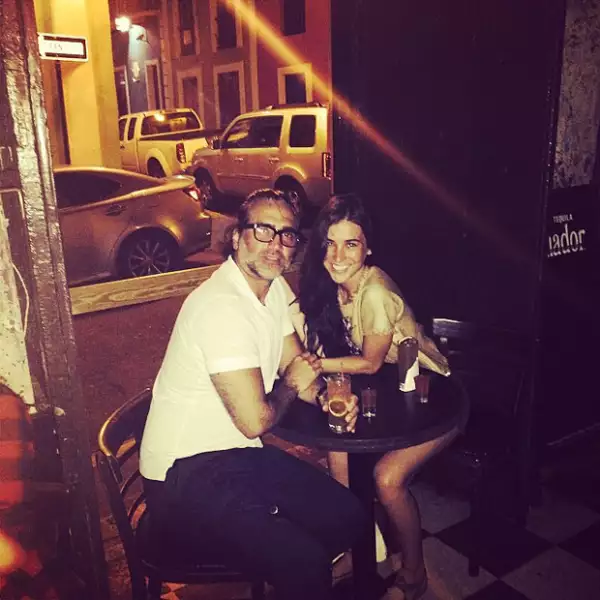 La pareja disfrutó de los mejores lugares del Caribe, súper enamorados.