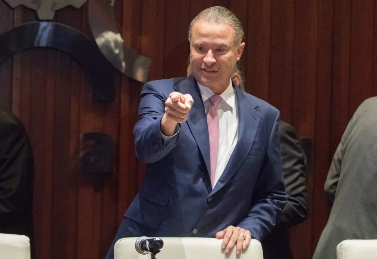 El gobernador de Sinaloa, Quirino Ordaz Coppel, acudió como invitado especial a una reunión de la Concamín, en noviembre de 2019. 
