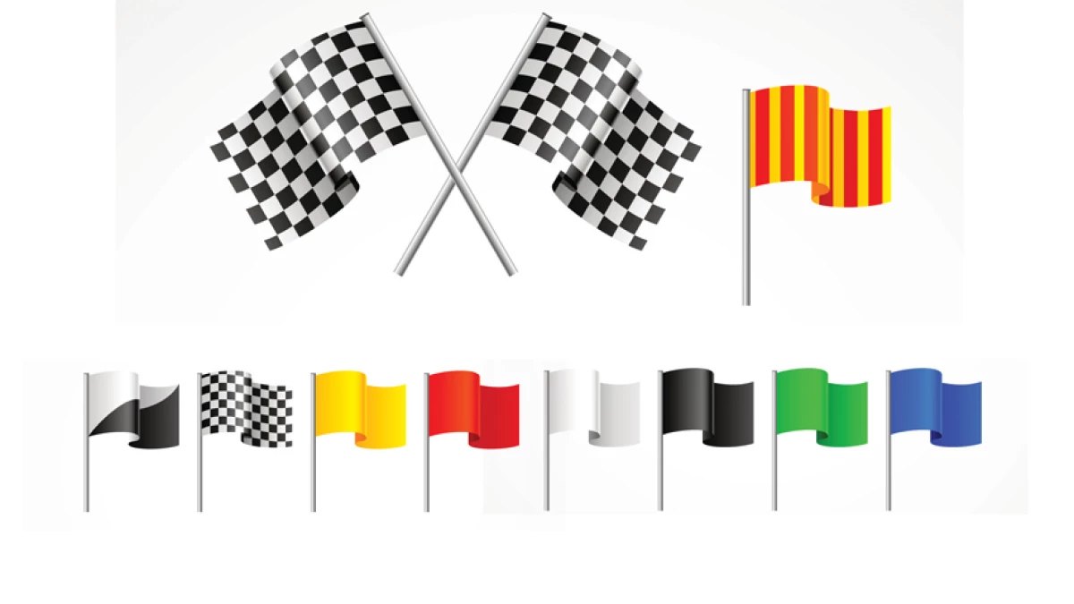 Las banderas son las encargadas de dar avisos a los pilotos.