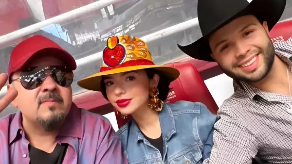 Pepe, Ángela y Leonardo Aguilar