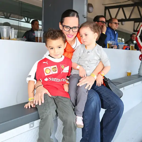 María, Roberto y Priscila Gutiérrez