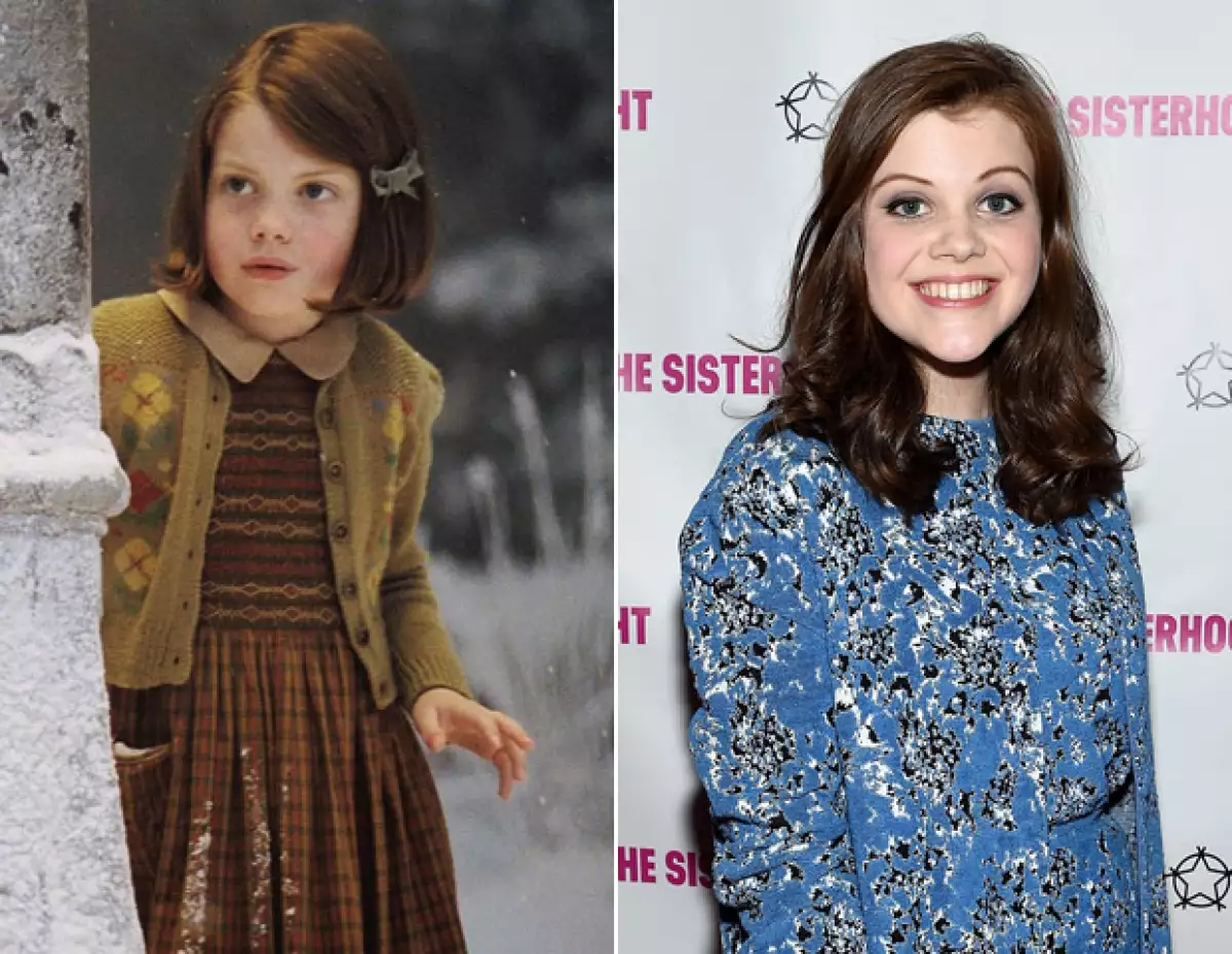 Georgie ha crecido mucho y sigue enfocada en la actuación.