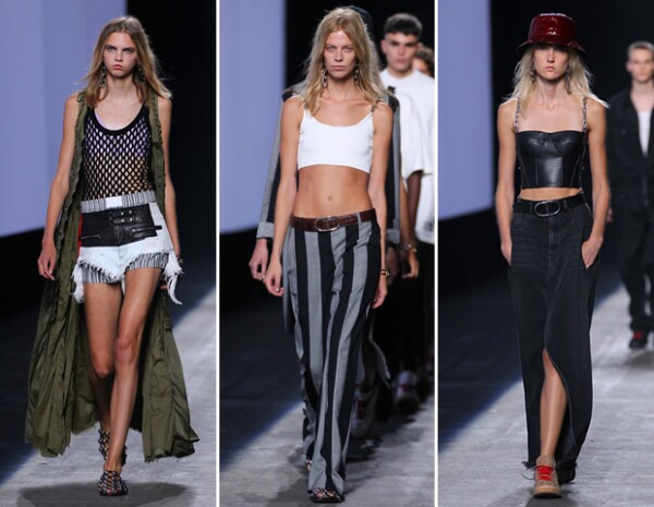 Para la colección de SS16, Alexander Wang se inspiró en los archivos de su firma que cumplió 10 años en 2015.