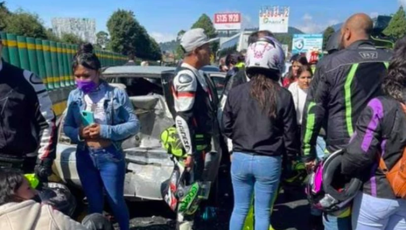 El accidente se registró antes de Tres Marías.