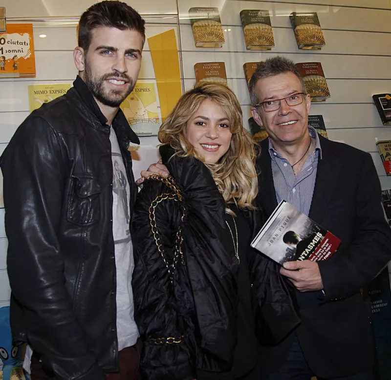 Shakira, Gerard Piqué y Joan Piqué