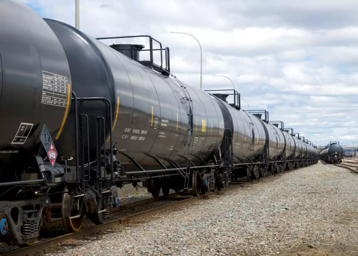 Tren de carga con combustibles
