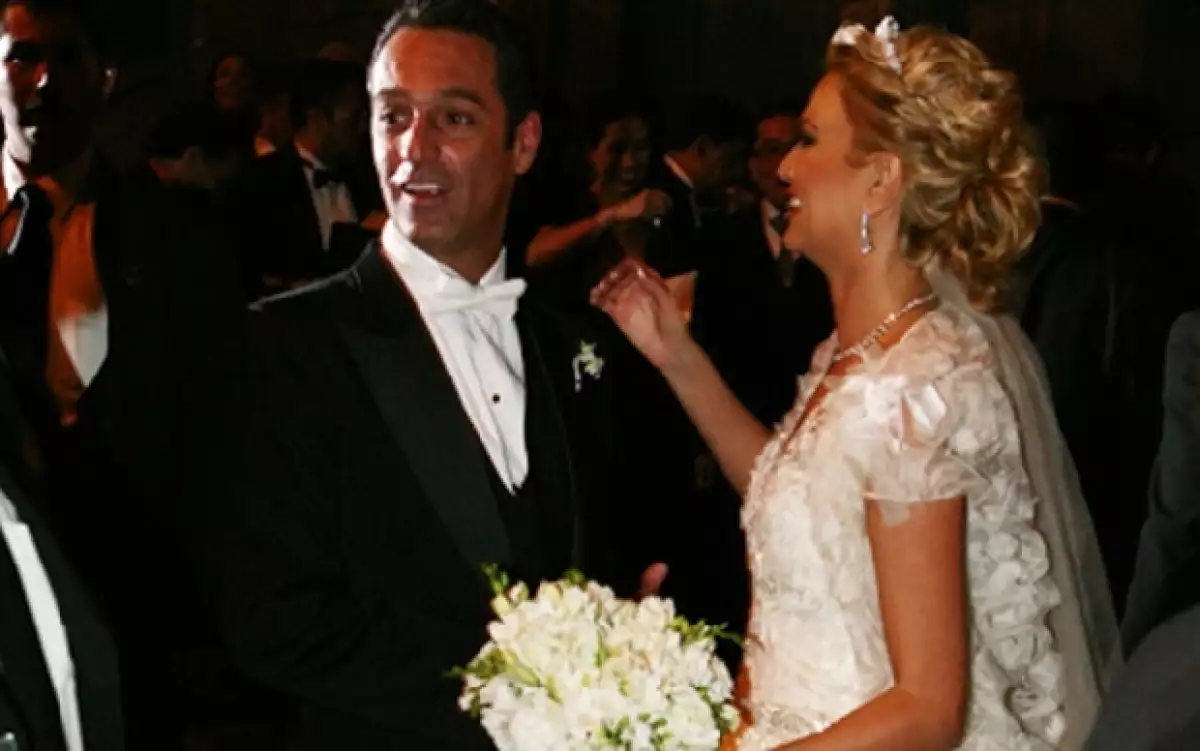 Carlos Slim Domit en su boda con María Elena Torruco en octubre pasado