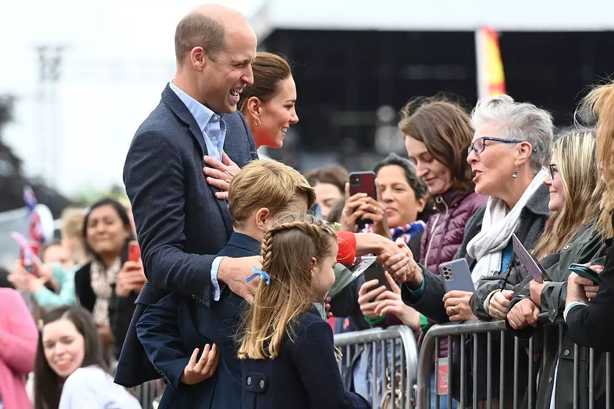 Queen Elizabeth II Platinum Jubilee 2022 - The Duke And Duchess Of Cambridge Visit Wales