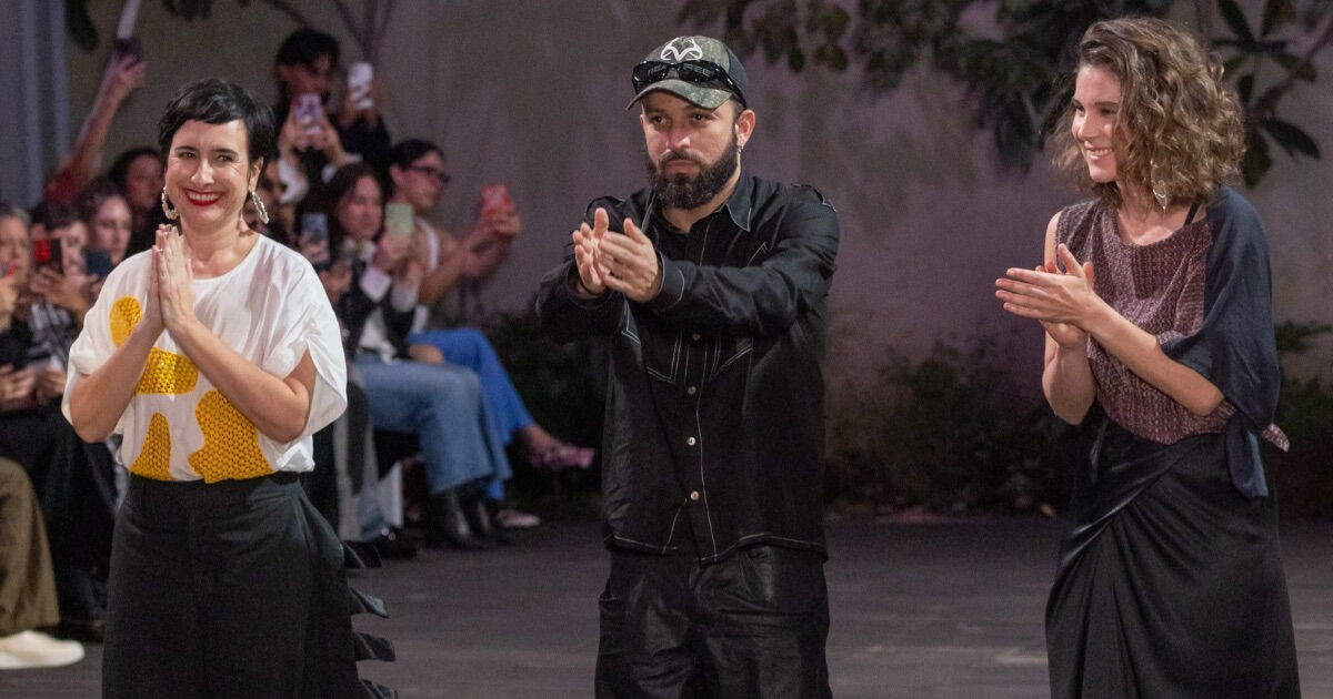 Carla Fernández en el primer día de Volvo Fashion Week México