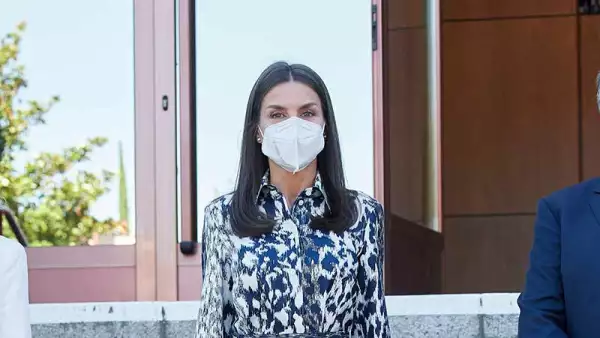La reina Letizia durante el World Blindness Summit Madrid'21.