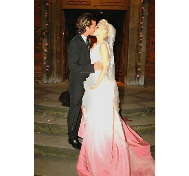 Gwen Stefani fue de las pioneras en usar vestidos de novia arriesgados.