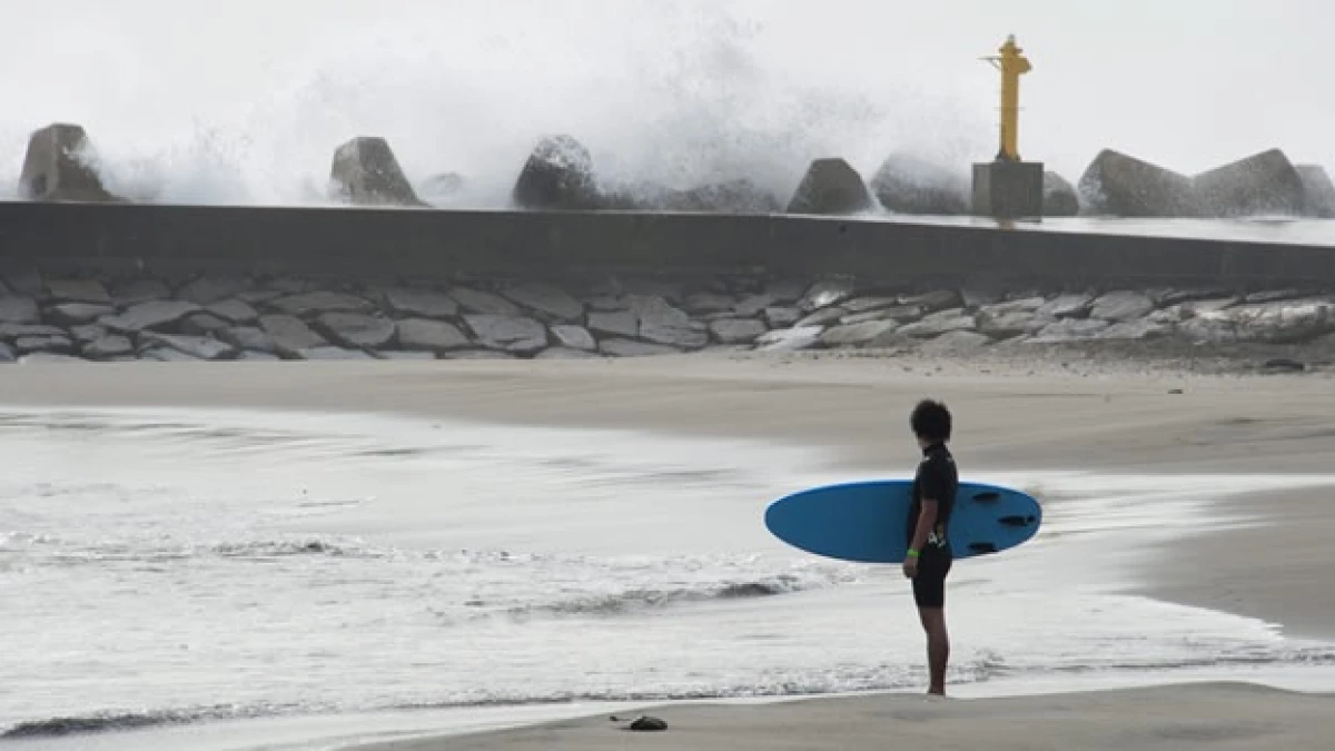 Tifón Fukushima Japón