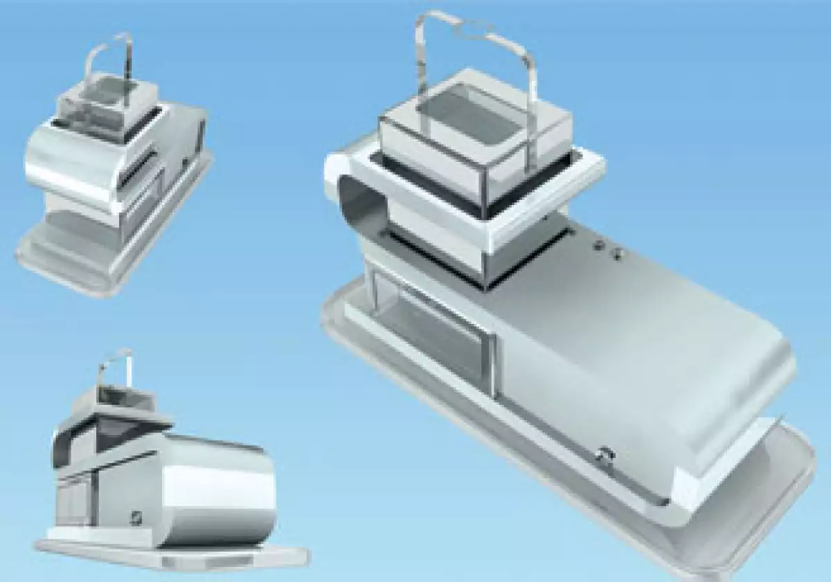 Se construyó con acrílico y trovicel reciclados, consta de un cubo-recolector para cinco litros de agua y una base que sustituye la tapa del inodoro. (Foto: Cortesía UIA)