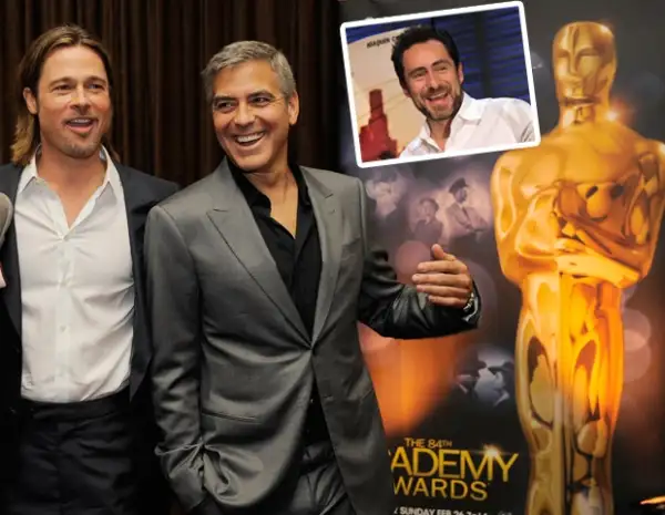 El actor mexicano dijo que pasó un rato agradable en compañía de Brad Pitt.