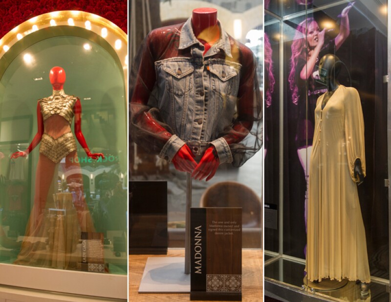 Memorabilia original de Lady Gaga, Madonna y Rihanna.
