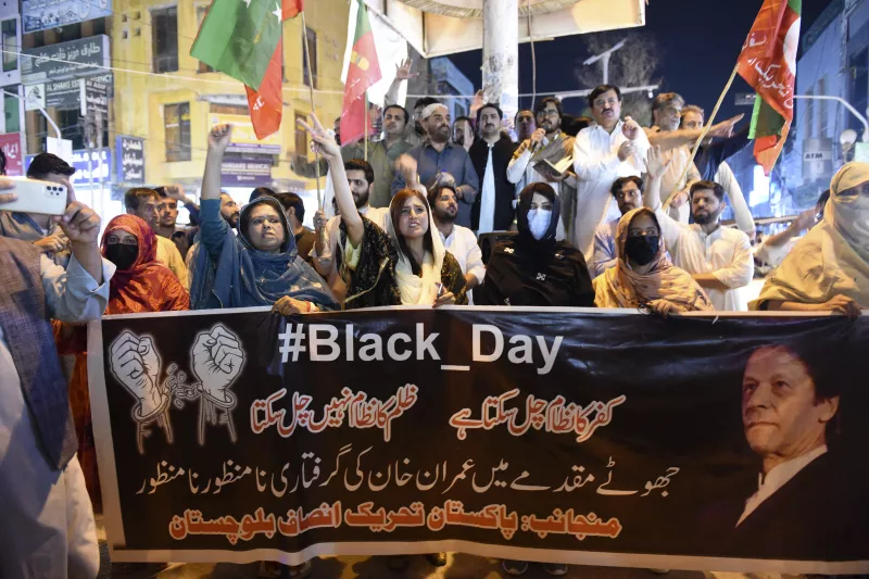 Protestas en Pakistán