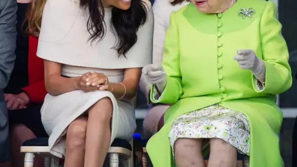 Meghan Markle y la reina Isabel