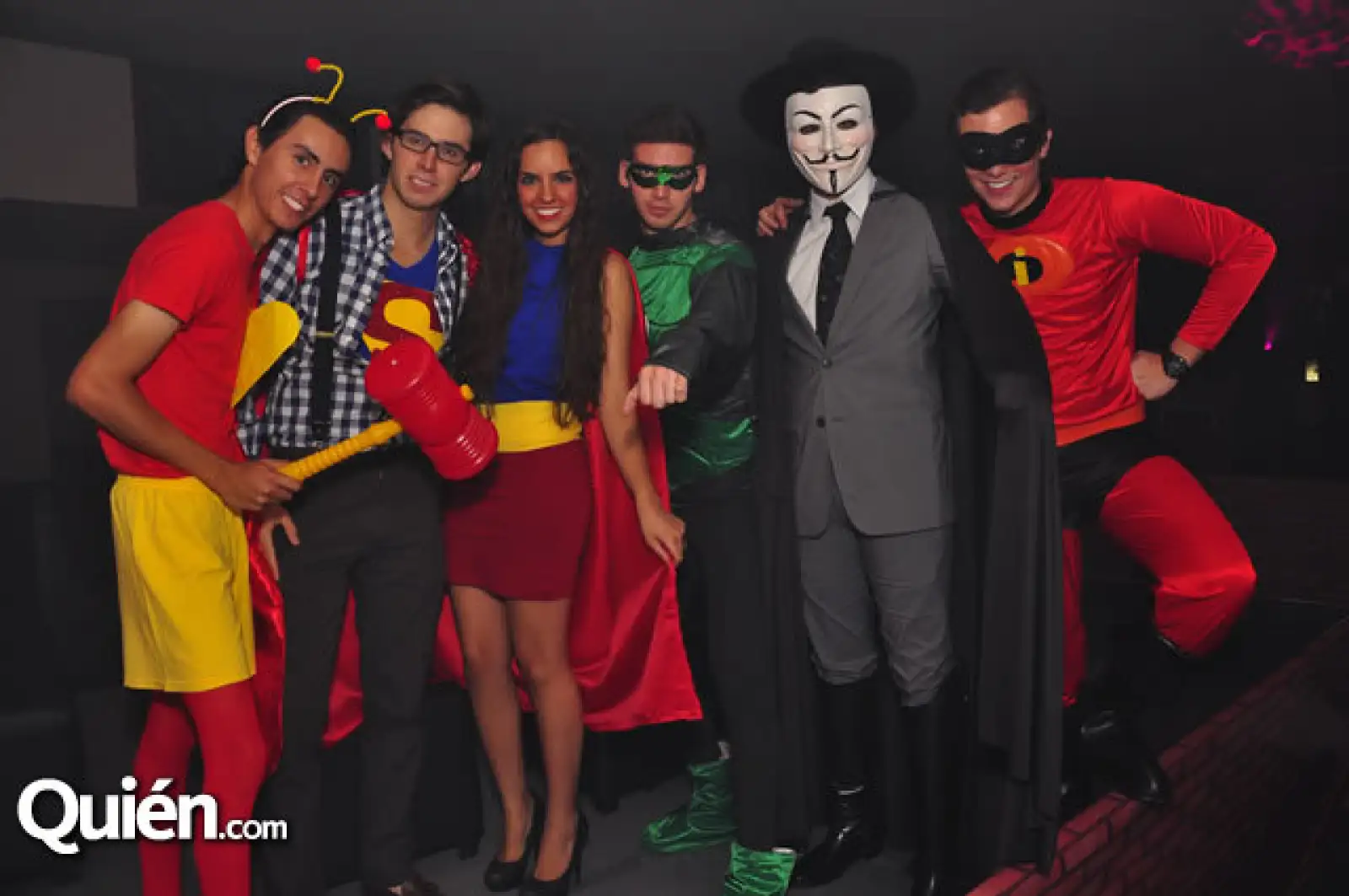 Coco Barba, Héctor Lomelí, Estephy Mijares, César Loya, José González y David Gutiérrez
