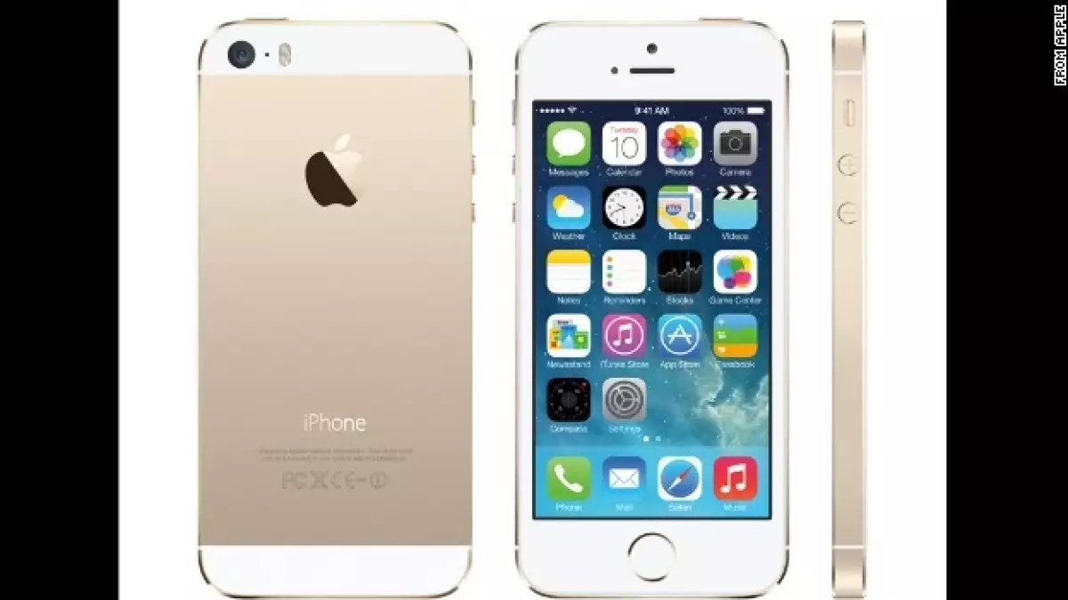 iphone dorado, 5s, apple