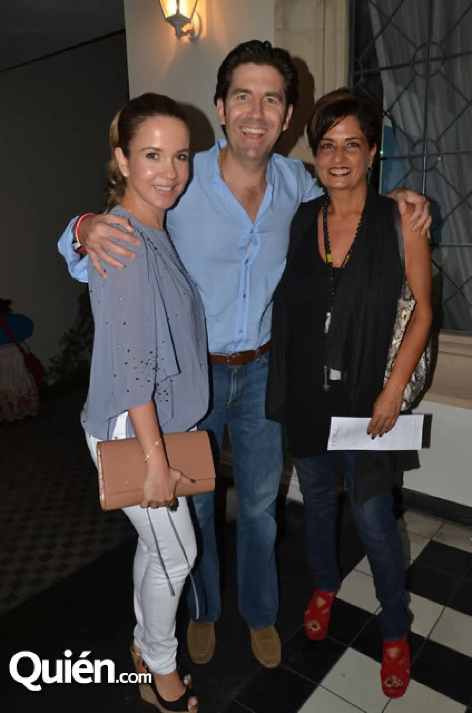 María Sáenz, Mariano Berdegué y Karina Dipp