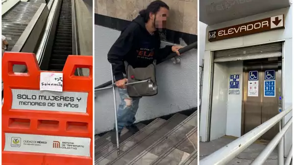 Persona con discapacidad demanda al Metro: "Que se garantice mi movilidad segura"