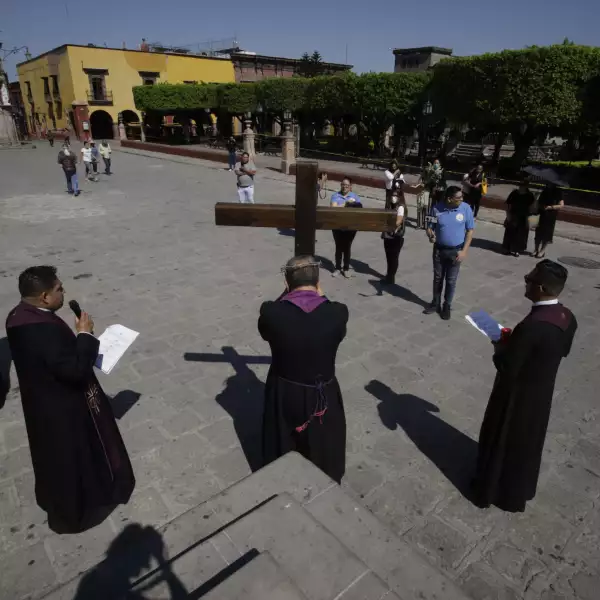 Viacrucis en San Miguel de Allende