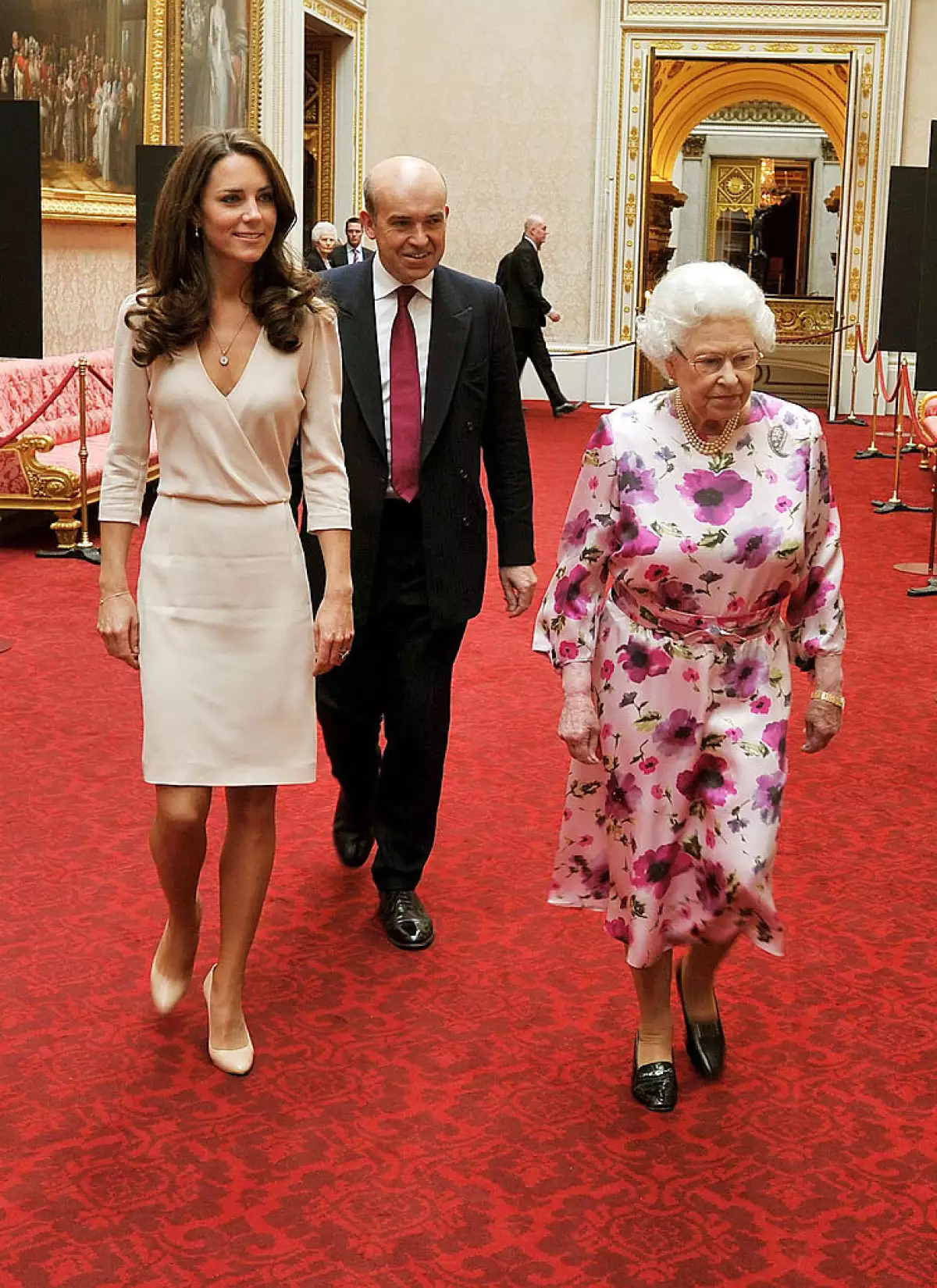 Kate Middleton y la reina Isabel II