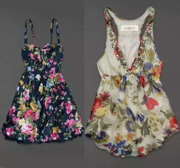 Abercrombie & Fitch tiene una gran variedad de diseños con flores.