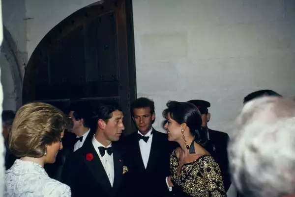 Diana, príncipe Carlos y princesa Carolina